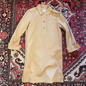 NWT J. Crew utility khaki dress. Size Small.